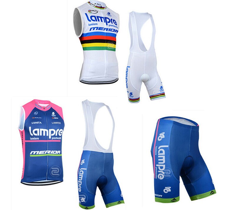 Cycle Vest Lampre 2015 Summer Cycling Jersey Sleeveless Bicycle Ciclismo Vest Ropa Ciclismo sleeveless Sport Clothing